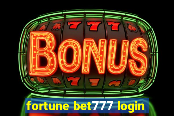 fortune bet777 login